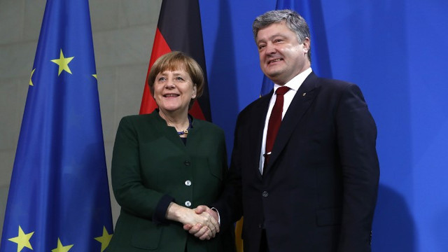 Prezidențiale în Ucraina: Angela Merkel îl va primi pe Petro Poroșenko înaintea celui de-al doilea tur de scrutin
