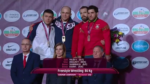 Piotr Ianulov a obținut argintul la campionatele europene de lupte libere