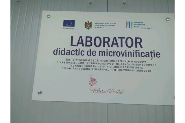 Vinificatorii de la Nisporeni vor efectua testări ale vinurilor într-un nou laborator, conform celor mai înalte standarde europene 