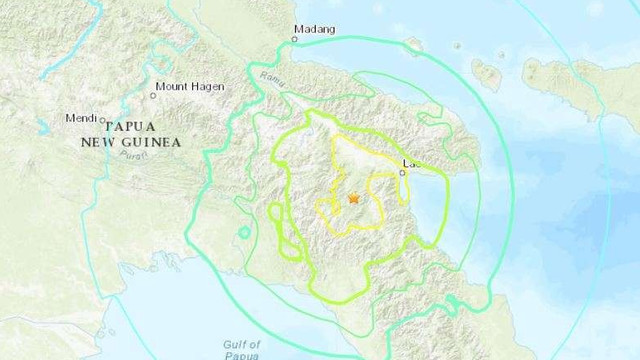 Un seism cu magnitudinea 7,2 s-a produs  în Papua Noua Guinee