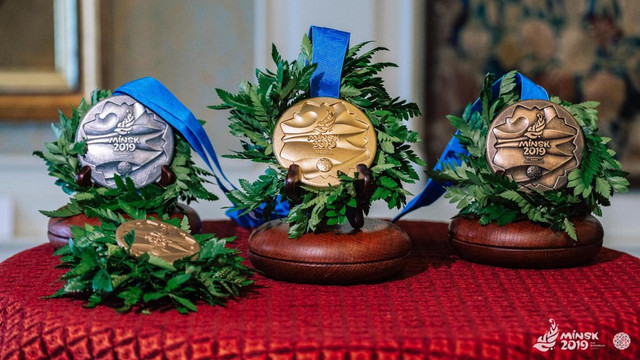 Au fost prezentate medaliile Jocurilor Europene de la Minsk