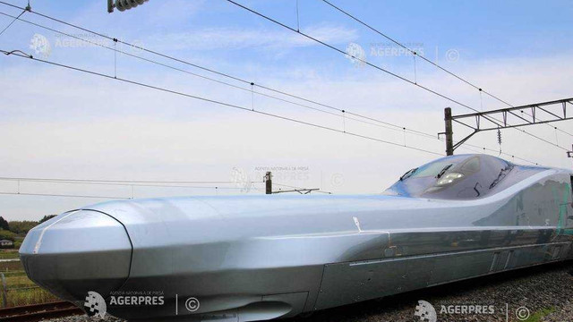 Japonia a testat un tren de mare viteză capabil să ajungă la 360 km/h