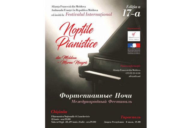 Festivalul Internațional ”Nopțile Pianistice” revine la Chișinău