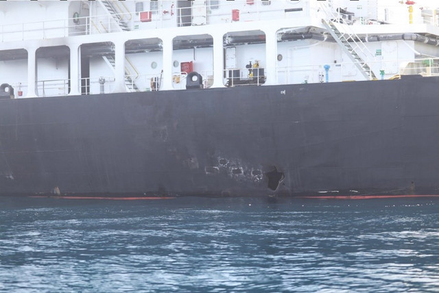 FOTO/VIDEO | Washingtonul publică imagini care ar incrimina Iranul de atacurile celor două petroliere, în Marea Oman