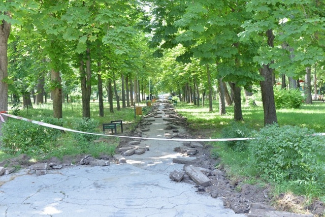 FOTO | Au început lucrările de reconstrucție a Parcului „Alunelul” din capitală