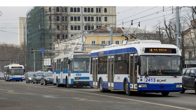 Mai puține troleibuze și autobuze vor circula în Capitală, în perioada estivală