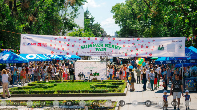 Târgul pomușoarelor – Summer Berry Fair se desfășoară duminică în Chișinău