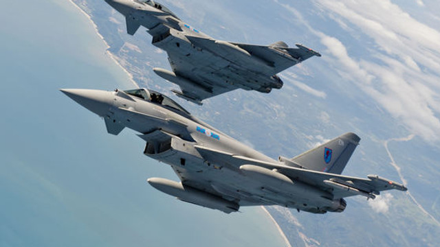 Două avioane Eurofighter Typhoon s-au ciocnit în nordul Germaniei