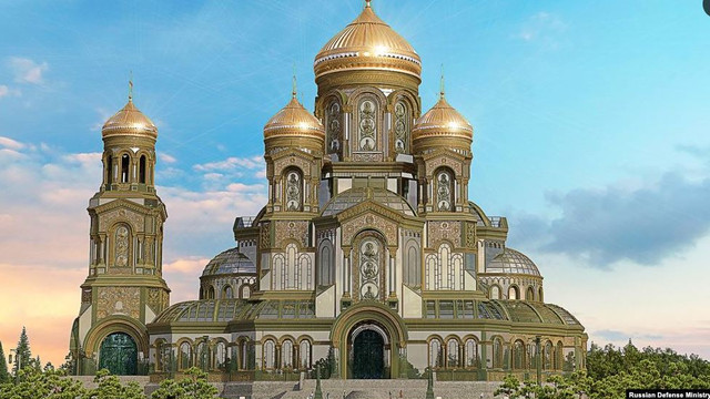 Catedrala Ministerului Apărării din Rusia va fi pictată cu o scenă „fake news” din propaganda sovietică