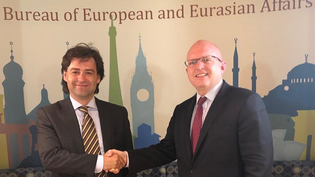 Ministrul de Externe, Nicu Popescu, s-a întâlnit cu Asistentul Secretarului de Stat al SUA pentru Europa și Eurasia