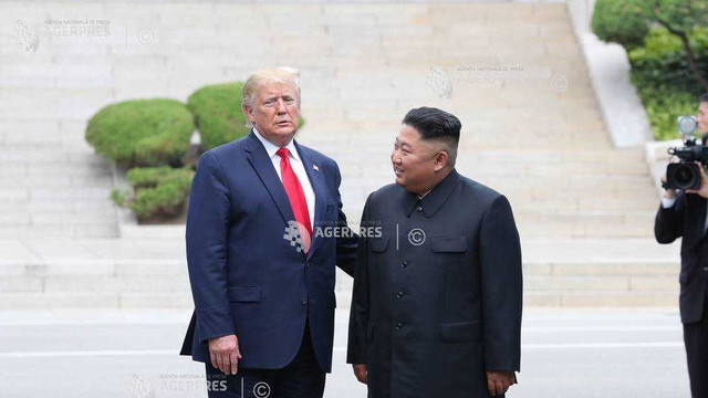 Trump a devenit primul președinte al SUA care a pășit pe teritoriul Coreii de Nord (FOTO)