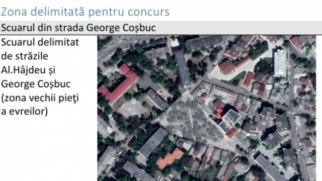 Amenajarea scuarului din strada George Coșbuc va fi gata în august 