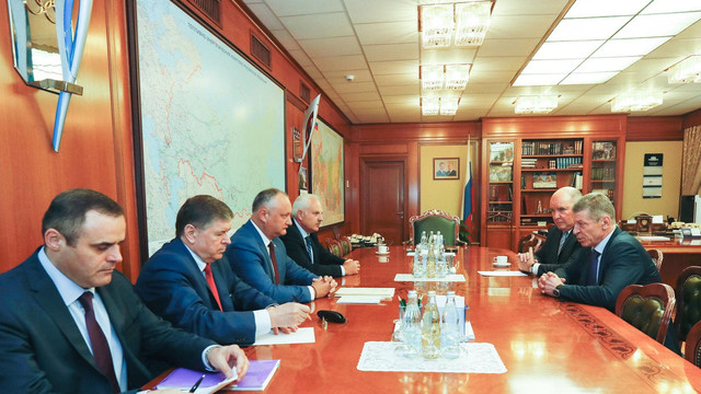  Igor Dodon l-a prezentat la Moscova pe candidatul la șefia Moldovagaz