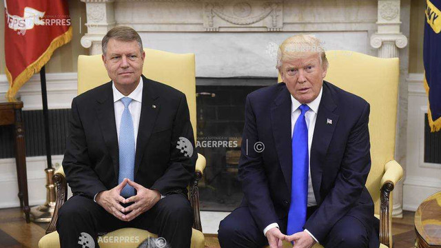 Președintele României, Klaus Iohannis se întâlnește cu Donald Trump, la Washington