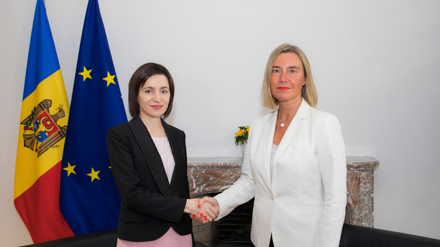 Subiectele despre care au discutat Maia Sandu și Federica Mogherini, înaintea reuniunii celui de-al cincilea Consiliu de Asociere R.Moldova - UE de la Bruxelles