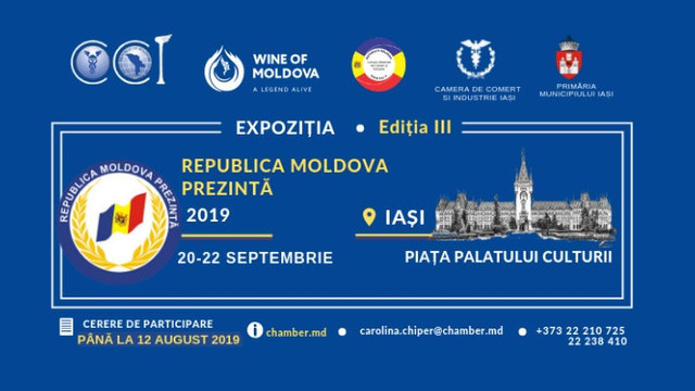 Peste 50 de companii autohtone vor participa la expoziția produselor din R.Moldova organizată la Iași