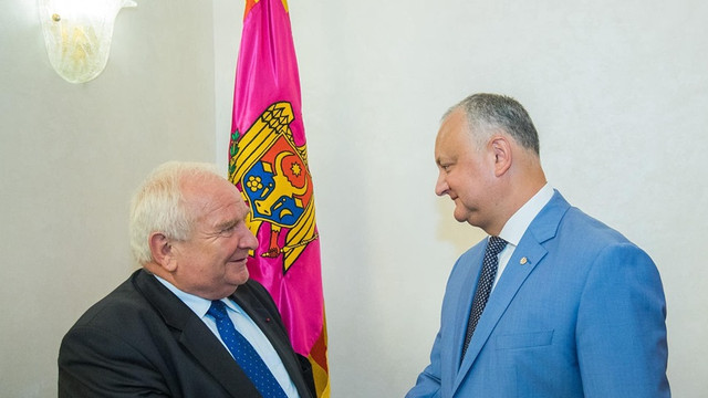 Igor Dodon a discutat cu Joseph Daul relațiile bilaterale cu Uniunea Europeană 