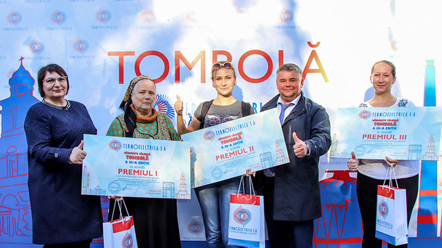 Termoelectrica a premiat câștigătorii Tombolei organizate de Hramul orașului Chișinău