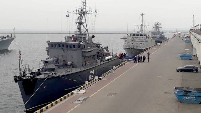 În portul Odesa au ajuns patru nave NATO 