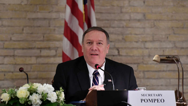 Mike Pompeo face vineri scurte vizite în Muntenegru și Macedonia de Nord