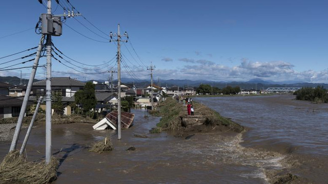 Șapte morți și 15 dispăruți în urma taifunului Hagibis în Japonia