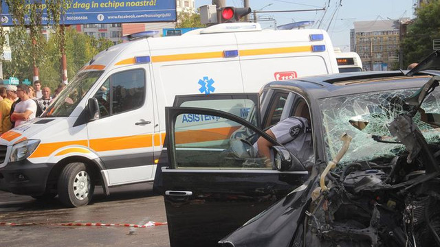 Reprezentanții de la Urgență oferă detalii despre starea victimelor, implicate în accidentul de pe strada Alba Iulia 
