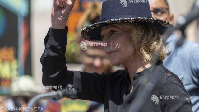 Jane Fonda, arestată la Washington în timpul unui protest pe tema schimbărilor climatice