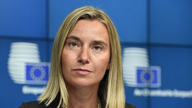Federica Mogherini se va afla astăzi într-o vizită la Chișinău