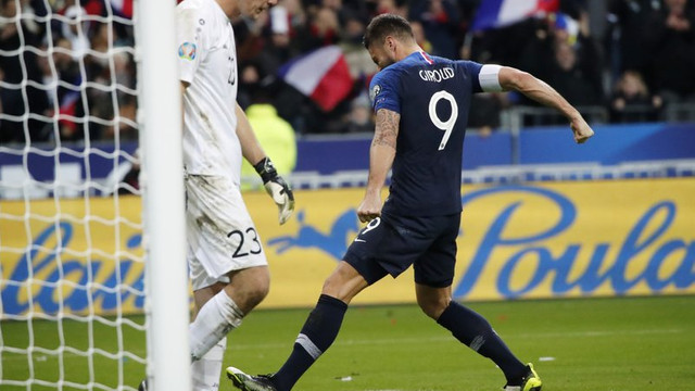 Scor neașteptat la meciul Franța - R.Moldova, în cadrul preliminariilor EURO 2020