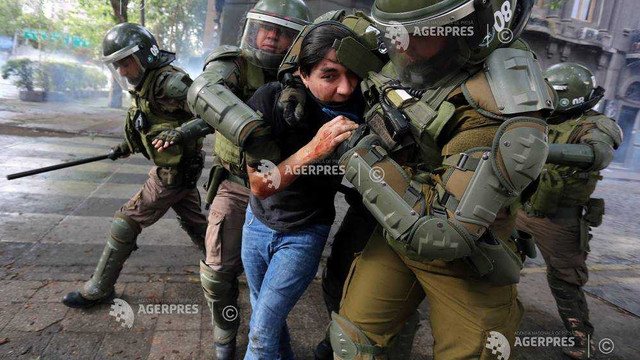 Criză socială în Chile: Președintele Pinera condamnă violențele poliției