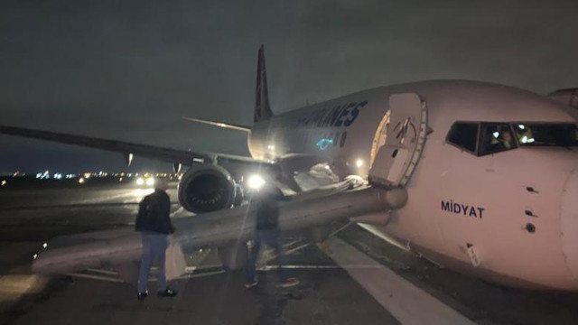 Un avion Turkish Airlines, cu 134 de pasageri, a fost avariat la aterizare, după ce s-a izbit de pistă în Ucraina