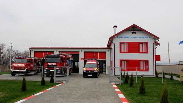 GALERIE FOTO | O nouă unitate de salvatori și pompieri a fost inaugurată în localitatea Sănătăuca