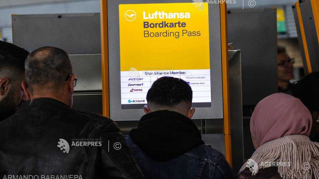 Grevă masivă la Lufthansa: Sute de zboruri anulate în Germania