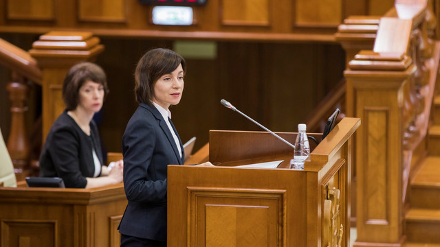 Discursul INTEGRAL al premierului Maia Sandu în cadrul ședinței unde urmează să fie votată moțiunea de cenzură
