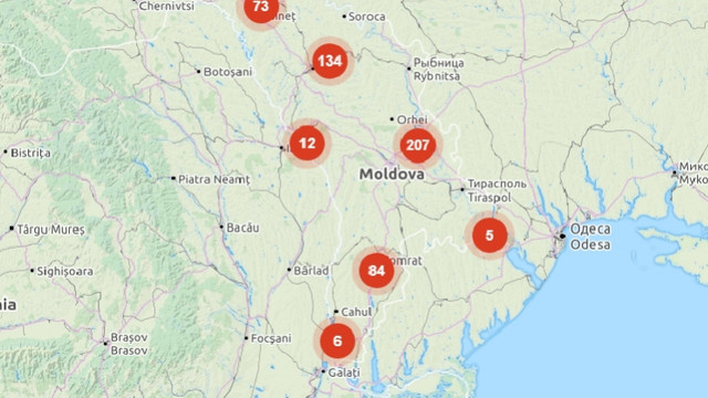 A fost lansată o hartă a resurselor naturale din R.Moldova