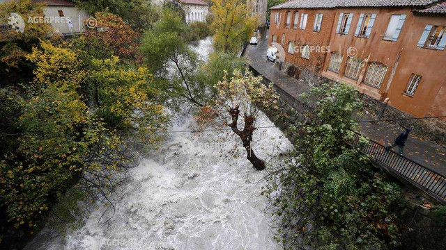 Inundații pe Coasta de Azur - două persoane dispărute, alte două rănite
