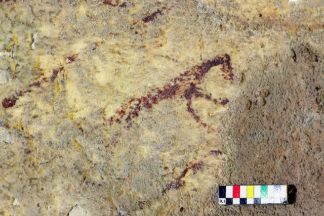 FOTO | Unde a fost descoperită cea mai veche lucrare de artă din lume, creată în urmă cu 44.000 de ani