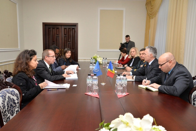 Ministrul Apărării Victor Gaiciuc a avut o întrevedere cu delegația ONU în Republica Moldova
