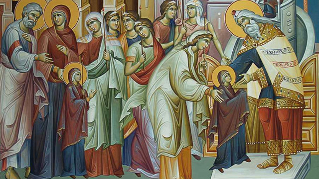 Creștinii ortodocși de stil vechi sărbătoresc astăzi Intrarea Maicii Domnului în Biserică