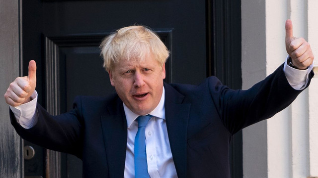 Liderii europeni l-au felicitat într-un mod rezervat pe premierul britanic Boris Johnson pentru victoria obținută