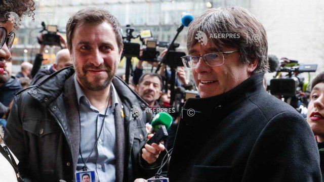 Separatiștii catalani Carles Puigdemont și Antoni Comin s-au acreditat pentru a-și ocupa locurile în Parlamentul European