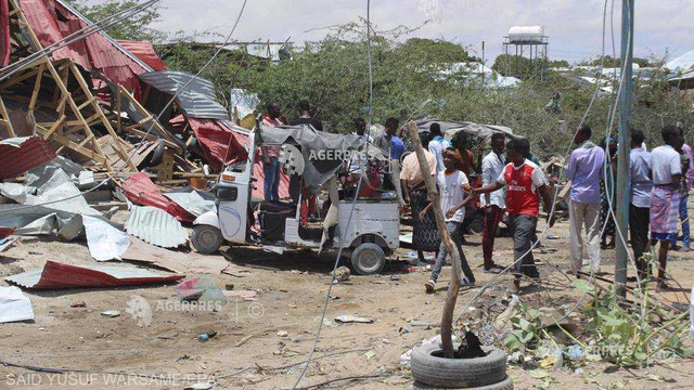 UPDATE Somalia: Aproape 100 de morți în atacul cu vehicul-capcană de la Mogadiscio, conform celui mai recent bilanț