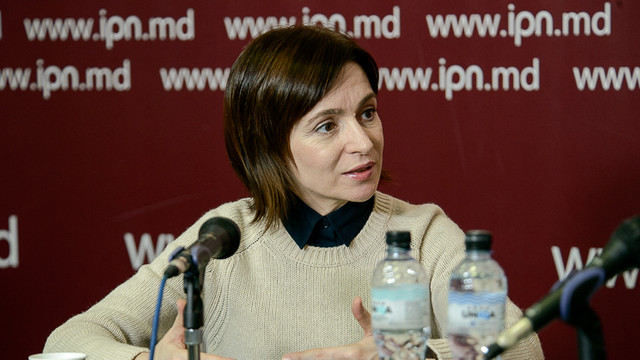 Maia Sandu: Fără procurori și judecători independenți, corupția va continua să crească