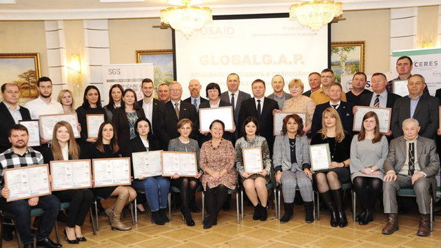 Un nou grup de 23 de producători agricoli au fost certificați GLOBALG.A.P. și GRASP