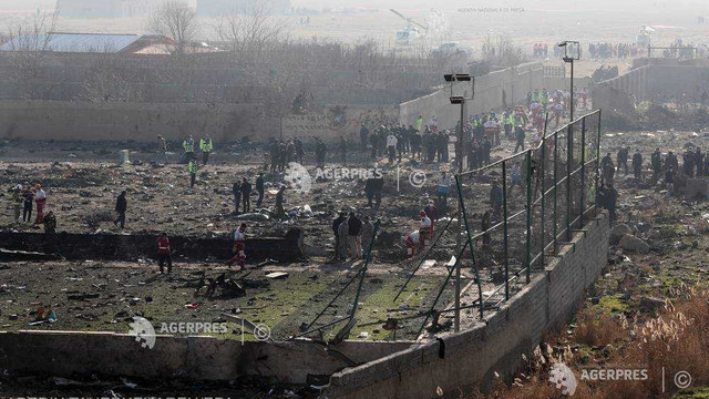 Iranul trimite în Ucraina cutiile negre ale avionului doborât accidental