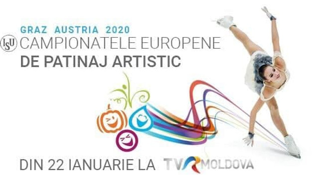 Campionatul European de Patinaj Artistic 2020 va putea fi urmărit doar pe TVR MOLDOVA