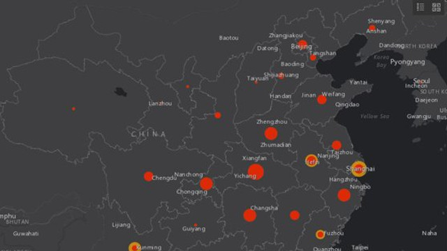 Harta care prezintă LIVE răspândirea virusului ucigaș din China

