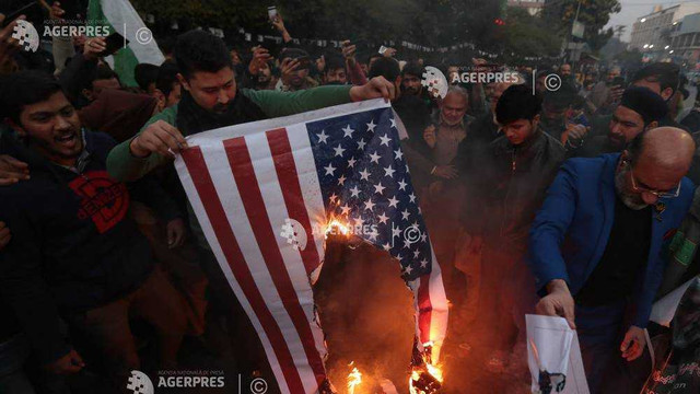 Manifestații anti-americane în Iran după uciderea generalului Soleimani
