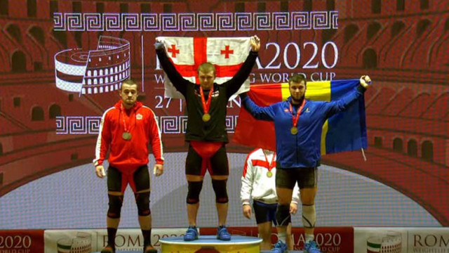 Tudor Ciobanu a obținut o medalie la Cupa Mondială de la Roma