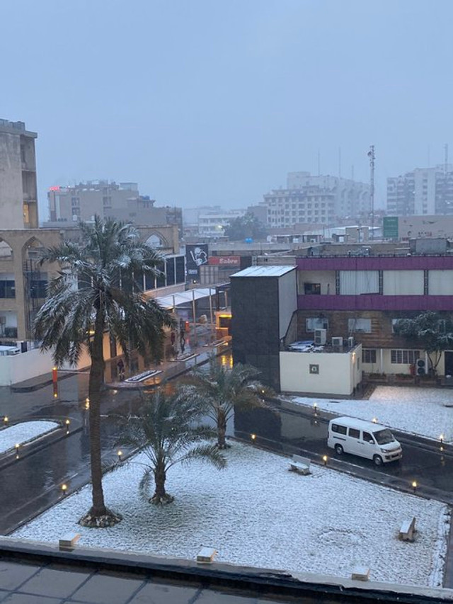 FOTO | A nins la Bagdad, pentru a doua oară în ultimul secol 